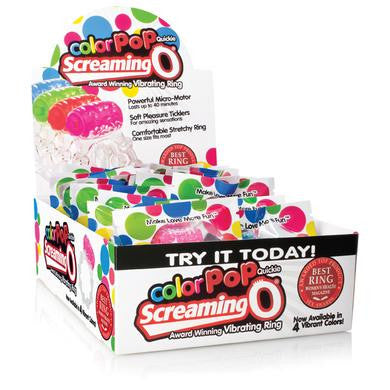 Color Pop Quickie Screaming O -  Assorted Colors - 24 Count Box