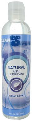 Natural Water-based Anal  Lubricant - 8 Oz.