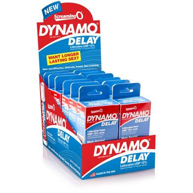 Dynamo Delay Spray - 12 Pack  Display