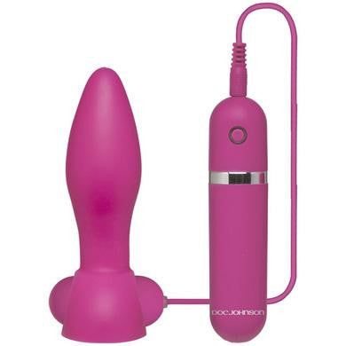 Platinum Premium Silicone -  the Touch Vibrating Plug -  Pink