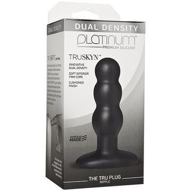 Platinum Truskyn the Tru Plug - Ripple - Black