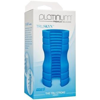 Platinum Truskyn - Tru Stroke - Ribbed - Blue