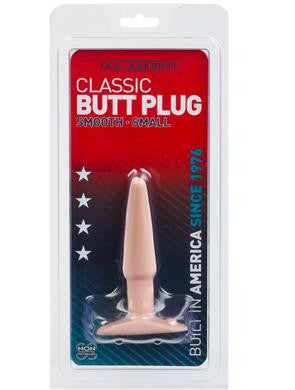 Classic Butt Plug - Smooth -  Small - White