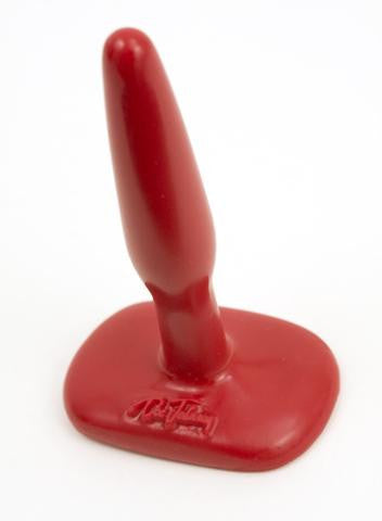 Classic Butt Plug - Smooth -Slim-Small - Red