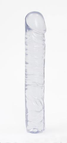 Crystal Jellies Classic Dong 10-Inch - Clear