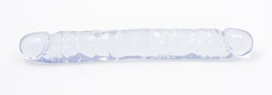 Crystal Jellie's Jr. Double Dong 12-Inch - Clear