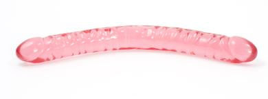 Crystal Jellies Double Dong 18-inch - Pink