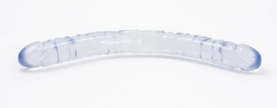 Crystal Jellies Double Dong 18-inch - Clear