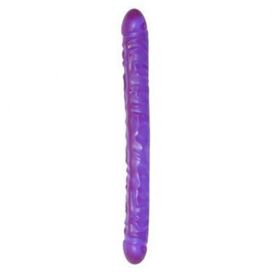 Crystal Jellies Double Dong 18-inch - Purple