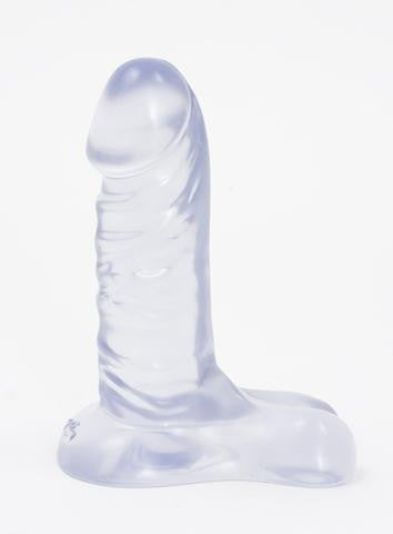 Crystal Jellies Ballsy Supercock 6-Inch - Clear