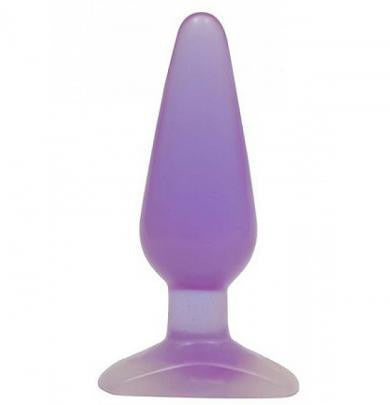 Crystal Jellies Medium Butt Plug - Purple