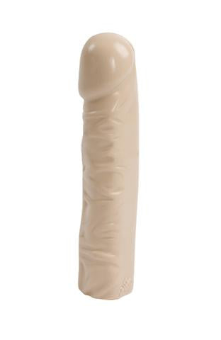 Veined Vibrator Sleeve 8-inch - White