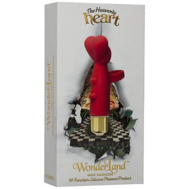 Wonderland - the Heavenly  Heart Mini Massager - Red