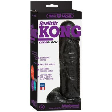 Vac-u-lock Codeblack Realistic  Kong