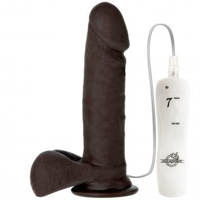 The Realistic Cock UR3 Vibrating 6-inch - Black