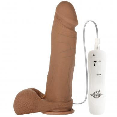 The Realistic Cock UR3 Vibrating 8-inch - Brown