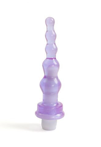 Spectra Gels Beaded Anal Vibrator 7-inch - Purple