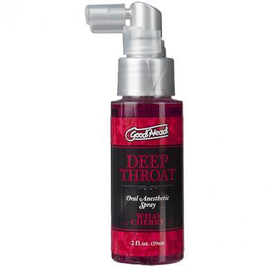 Goodhead Deep Throat Oral Aneshetic Spray 2 oz. - Wild Cherry