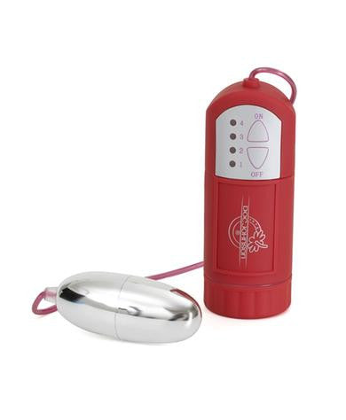 Multi-Speed Waterproof Bullet And Remote - Red