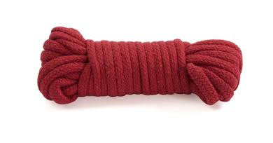 Japanese Style Cotton Bondage Rope - Red