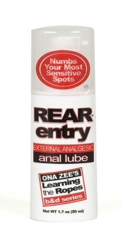 Ona Zees Rear Entry Anal Lube 1.7 oz.