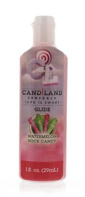 Candiland Sensuals Glide - Watermelon Rock Candy - 1 Fl. Oz. - 29 Ml