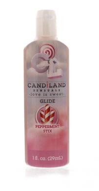 Candiland Sensuals Glide - Peppermint Stix - 1 Fl. Oz. - 29 Ml