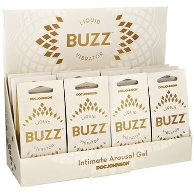 Buzz Liquid Vibrator - 12 Piece Counter Display