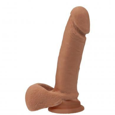 Noches Latinas - Pene Real Con Testiculos 6-Inch - Brown