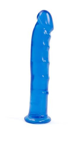 Jelly Jewels Dong With Suction Cup 6-inch - Blue