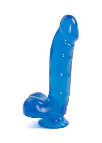 Jelly Jewels - Cock And Balls With Suction  - Blue