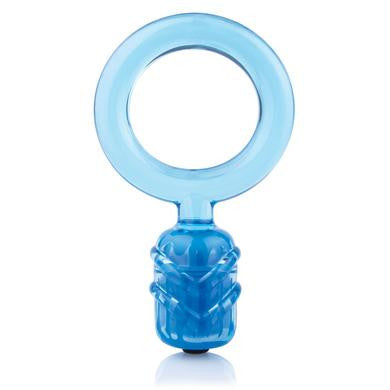 Dongle Dangling Ball-vibe C-ring - Blue