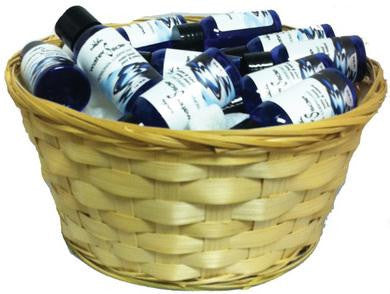 Waterslide Water-Based Personal Lubrican Basket Display - 30 Count