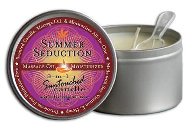 3-in-1 Summer Seduction  Suntouched Candle with  Hemp - 6 Oz.