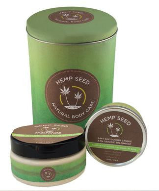 Hemp Seed Holiday Tin - Naked  in the Woods