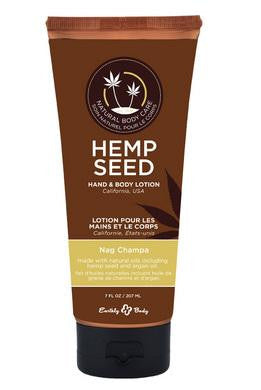 Hemp Seed Hand and Body  Lotion - Nag Champa - 7 Fl.  Oz.