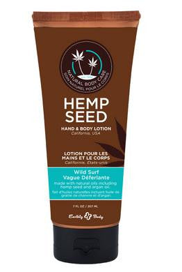 Hemp Seed Hand and Body  Lotion - Wild Surf - 7 Fl.  Oz.