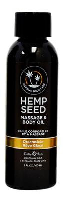 Dreamsicle Hemp Seed Massage Oil - 2 Oz.