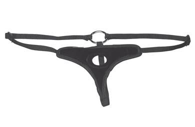 Black Velvet Bikini Strap-On