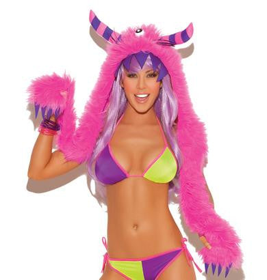 Furry Monster Hood - One Size