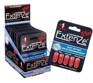 Extenze Plus 5 Day Supply  Display 12 Pcs