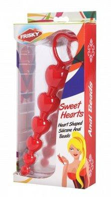 Sweet Hearts - Heart Shaped Silicone Anal Beads