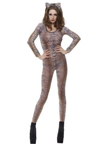 Tiger Print Bodysuit