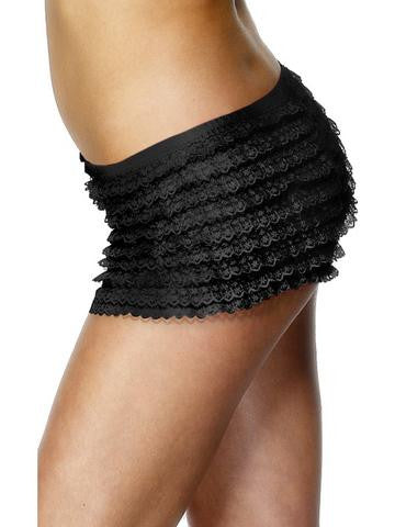 Ruffled Panties - Black