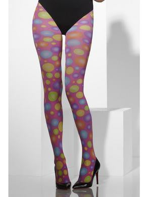 Opaque Tights - Pink -  One Size