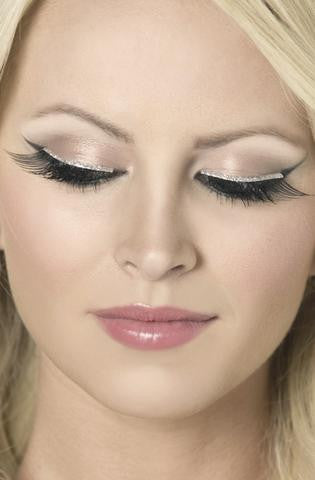 Glitter Eyelashes - Black