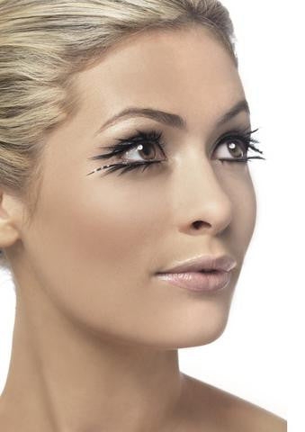 Top And Bottom Eyelashes Set - Black