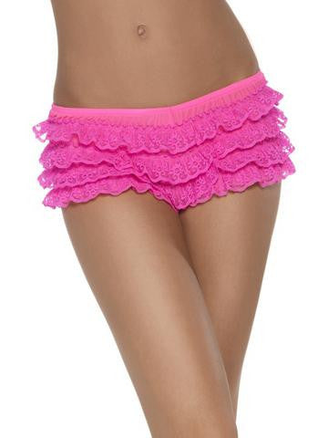 Ruffled Panties - Neon Pink