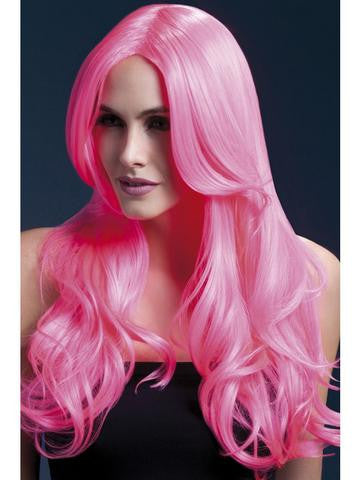 Khloe Wig - Neon Pink