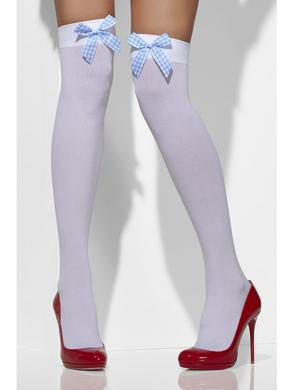 Opaque Hold-ups - White  - One Size